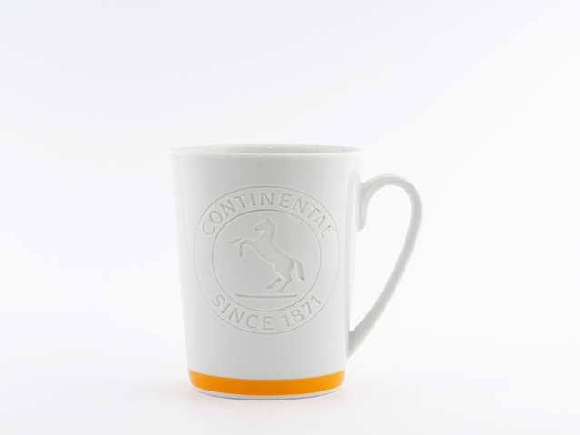 Tasse mit Gravur, Laser, Sandstrahlung, Continental Tasse, indviduell Werbetassen mit Tassendruck, graviert oder speziell bedruckt - bei der Veredelung gibt es keine Grenzen - ihr Hersteller die Sympathie Company